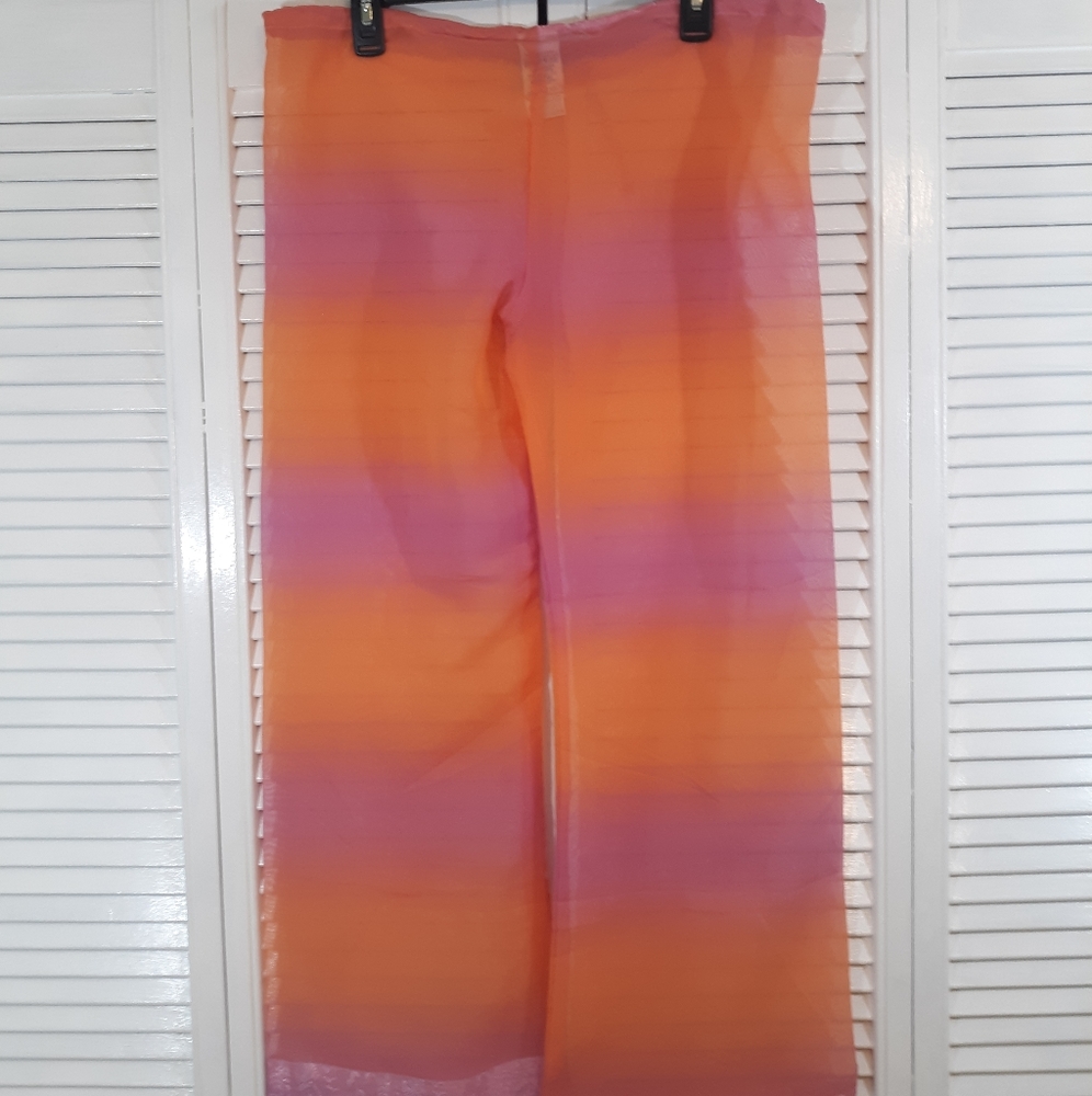 Max mehra ombre swim coverup pants sz XLP *H - Picture 3 of 5
